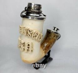 One Of A Kind Antique German Meerschaum Tobacco Pipe, From The German Empire