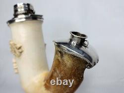 One Of A Kind Antique German Meerschaum Tobacco Pipe, From The German Empire