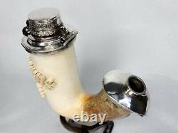 One Of A Kind Antique German Meerschaum Tobacco Pipe, From The German Empire