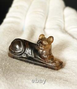 One Of A Kind BASTET goddess of protection to protect you -made of Agate stone