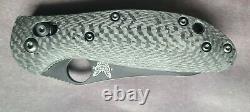 One Of A Kind Benchmade Lightning Mini Griptilian Cpm-s90v Carbon Fiber