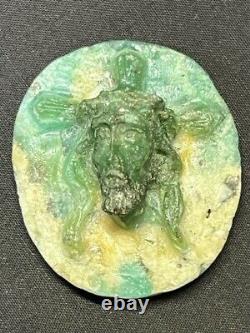 One Of A Kind Carving Of Jesus From Colombian Emerald