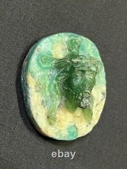 One Of A Kind Carving Of Jesus From Colombian Emerald