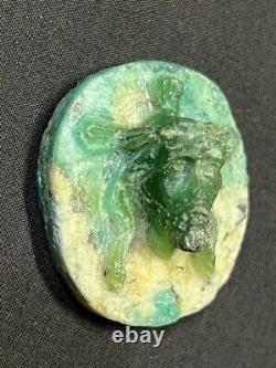 One Of A Kind Carving Of Jesus From Colombian Emerald