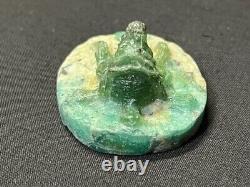 One Of A Kind Carving Of Jesus From Colombian Emerald