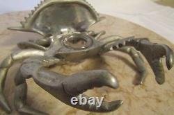 One Of A Kind Crab Inkwell, Pre-1906 Exposition Of The Three America's