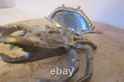 One Of A Kind Crab Inkwell, Pre-1906 Exposition Of The Three America's