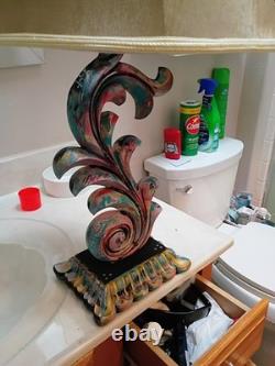 One Of A Kind Custom Painted Lamp