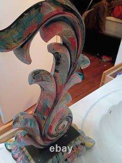 One Of A Kind Custom Painted Lamp