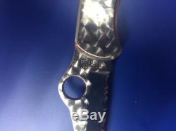 One Of A Kind Custom Vintage Spyderco Worker G2 Folding Knife From Japan