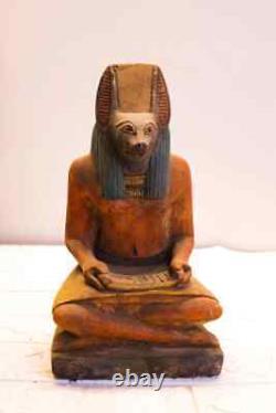 One Of A Kind Egyptian God Anubis Anubis in form of Scribe