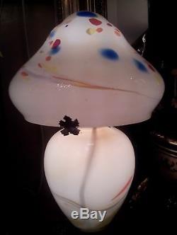 One Of A Kind European Hand Blown Glass Lamp