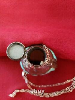 One Of A Kind Hand Crafted Native American Zuni Tobacco Flask