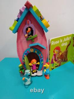 One Of A Kind Handcrafted Vintage Sesame Street Wooden House With RARE JULIA