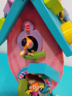 One Of A Kind Handcrafted Vintage Sesame Street Wooden House With RARE JULIA