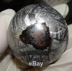 One Of A Kind Huge 46mm, 410 Gm Muonionalusta Etched Sphere