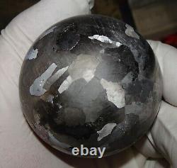 One Of A Kind Huge 51 MM Campo Del Cielo Etched Meteorite Sphere