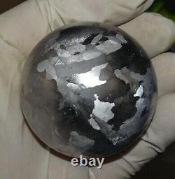One Of A Kind Huge 54 MM Campo Del Cielo Etched Meteorite Sphere