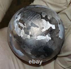 One Of A Kind Huge 54 MM Campo Del Cielo Etched Meteorite Sphere