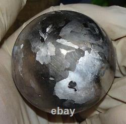 One Of A Kind Huge 54 MM Campo Del Cielo Etched Meteorite Sphere