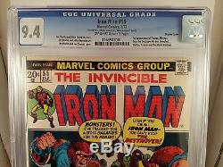 One Of A Kind Iron Man #55 Double Cover Mark Jeweler/diamond Insert Cgc 9.4/9.2