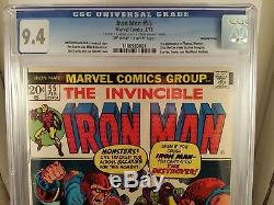 One Of A Kind Iron Man #55 Double Cover Mark Jeweler/diamond Insert Cgc 9.4/9.2