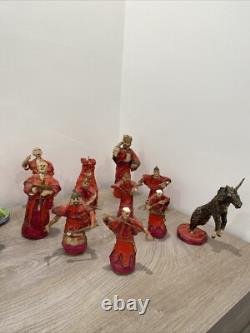 One Of A Kind Kingdom / War vintage paper mache antique Artist True Cahail