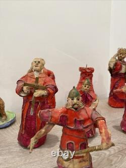 One Of A Kind Kingdom / War vintage paper mache antique Artist True Cahail