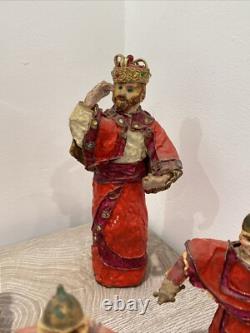 One Of A Kind Kingdom / War vintage paper mache antique Artist True Cahail
