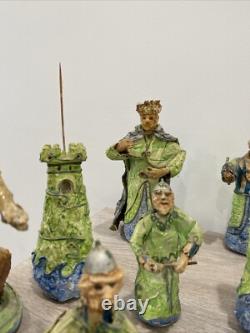 One Of A Kind Kingdom / War vintage paper mache antique Artist True Cahail