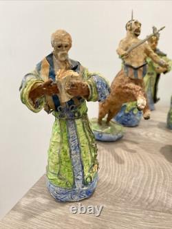 One Of A Kind Kingdom / War vintage paper mache antique Artist True Cahail