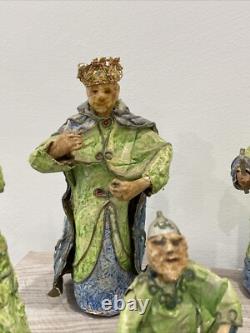 One Of A Kind Kingdom / War vintage paper mache antique Artist True Cahail