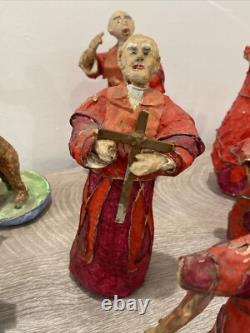 One Of A Kind Kingdom / War vintage paper mache antique Artist True Cahail