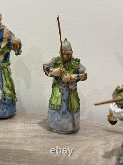 One Of A Kind Kingdom / War vintage paper mache antique Artist True Cahail