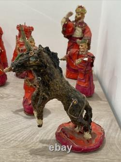 One Of A Kind Kingdom / War vintage paper mache antique Artist True Cahail