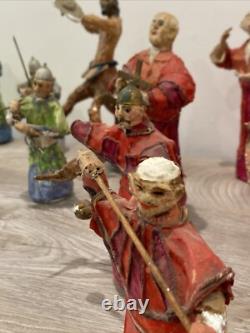 One Of A Kind Kingdom / War vintage paper mache antique Artist True Cahail