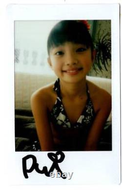 One-Of-A-Kind Limited Edition Junior Idol Rei Autographed Instax Black Bikini Sw