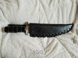 One Of A Kind Norman Bardsley Bowie Knife 18 & Sheath