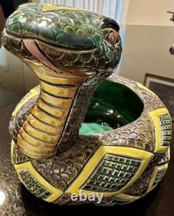 One Of A Kind Prototype Artesania Rinconada Snake Planter Mid Sized Beauty A++++