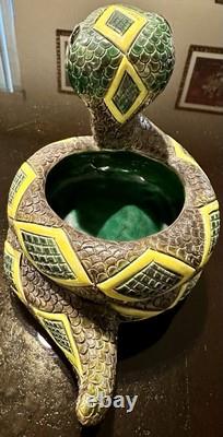 One Of A Kind Prototype Artesania Rinconada Snake Planter Mid Sized Beauty A++++