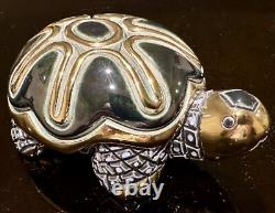 One Of A Kind Prototype Turtle'Silver Anniversary' DeRosa Signed Unique Color