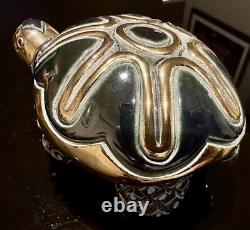 One Of A Kind Prototype Turtle'Silver Anniversary' DeRosa Signed Unique Color