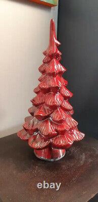 One-Of-A-Kind, Raku Pottery Christmas Trees Unique, handmade Many colours