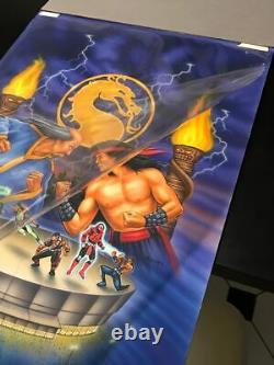 One Of A Kind Rare 1995 Mortal Kombat Vintage Original Conceptual Art Painting