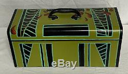 One Of A Kind Rat Rod Monster Artist Series #1 Hand Painted Tool Box Rat Fink
