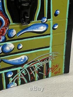 One Of A Kind Rat Rod Monster Artist Series #1 Hand Painted Tool Box Rat Fink