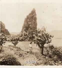 One Of A Kind Real Photo Postcard Galapagos Islands Used June 1935, Pago Pago