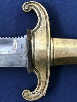 One Of A Kind Russian French Crimea War Pioneer Cutlass Sidearm Short Sword