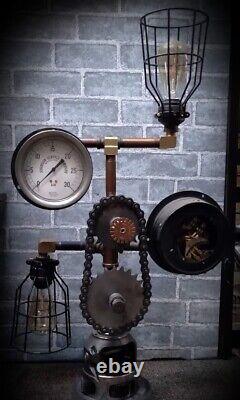 One Of A Kind Steampunk Lamp