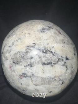 One Of A Kind Superb Amandine Garnet & Pyrite Skull. 1.3 pounds